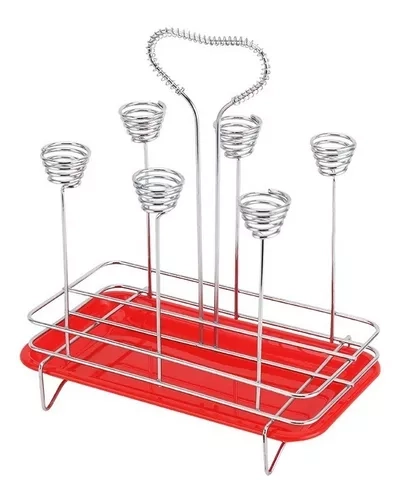 ESCURRIDOR DE VAJILLA TAZAS VASOS SOPORTE MODERNO COCINA - 1