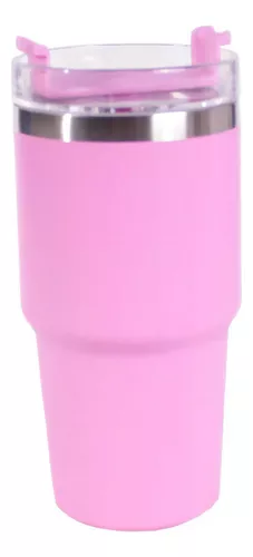 TERMO VASO DE ACERO INOXIDABLE 600ML COLOR - 1