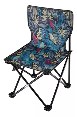 SILLA PLEGABLE DE CAMPING PEQUEÑO DE HOJAS - 1