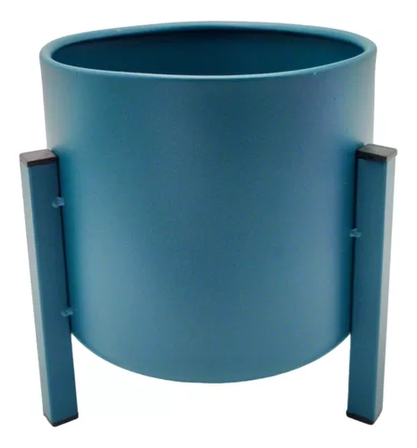 MACETERO DE FIERRO 20CM BASE CIRCULAR - 1