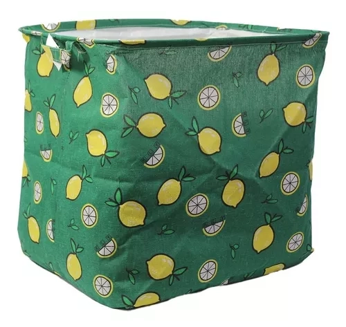 CESTO ORGANIZADOR DE TELA PLEGABLE ROPA JUGUETES MULTIUSO - 1
