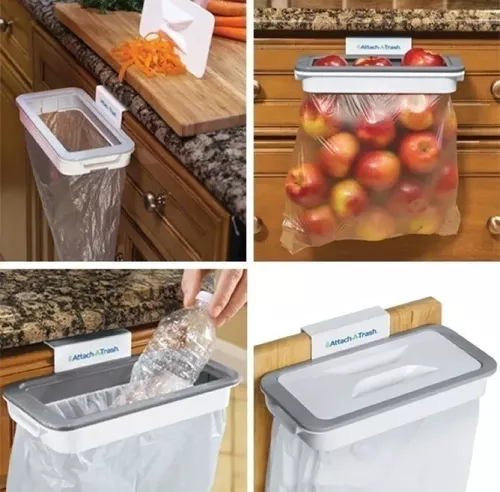 BASURERO PARA PUERTA COCINA MUEBLE ORGANIZADOR PORTÁTIL - 1