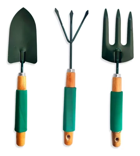 JUEGO HERRAMIENTAS PARA JARDIN GRANDE 3PCS MANGO ACOLCHADO - 1