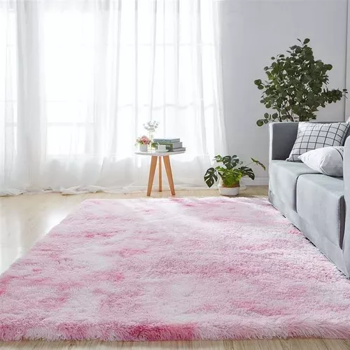 ALFOMBRA PELUDA SUPER SUAVE VARIOS COLORES 1.2 X 1.6 M - 1