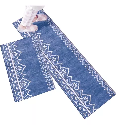 SET 2 ALFOMBRA COCINA PISO ENTRADA ANTIDESLIZANTE VARIOS MODELOS - 1