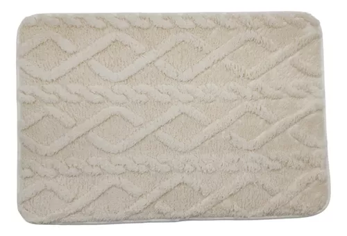 ALFOMBRA BAÑO LIMPIA PIES EXTRASUAVE COMODA COLORES - 1