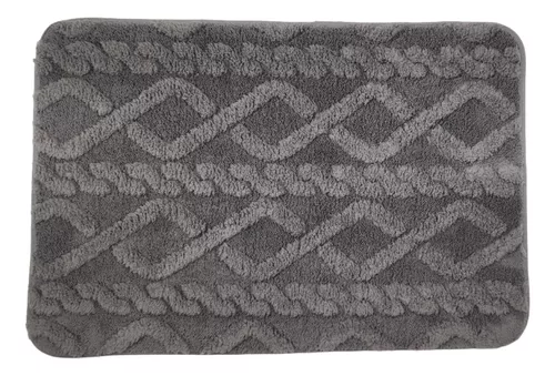 ALFOMBRA BAÑO LIMPIA PIES EXTRASUAVE COMODA COLORES - 1