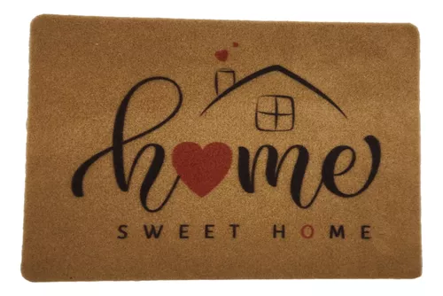 ALFOMBRA LIMPIA PIES FELPUDO FIBRA SWEET HOME - 1