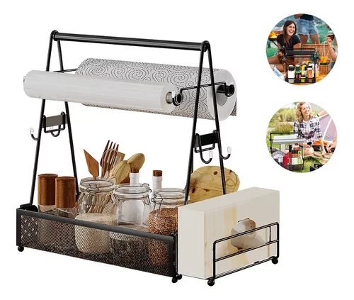 ORGANIZADOR ESPECIERO ESTANTE METÁLICOS CÁMPING ACERO - 1