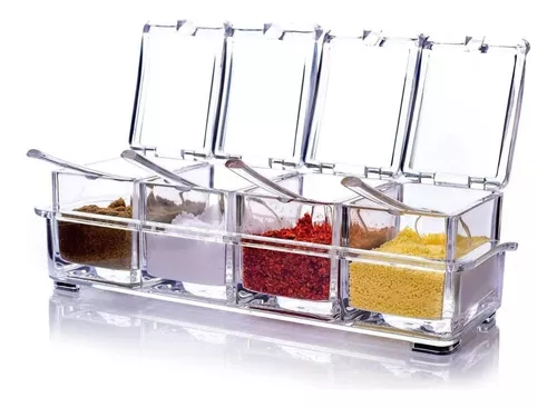 ESPECIEROS FRASCOS CONDIMENTOS COCINA - 1