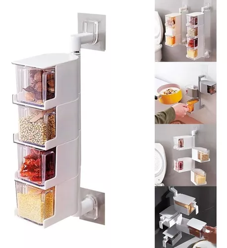 ESPECIERO GIRATORIO PARA CONDIMENTOS - COCINA PARED - 4 - 1