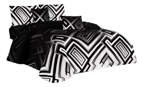 COBERTOR 2PLAZAS CELESTE VERANO QUILT - 1