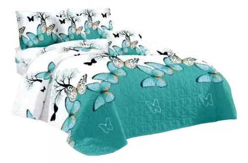 COBERTOR 2PLAZAS CALIPSO VERANO QUILT - 1