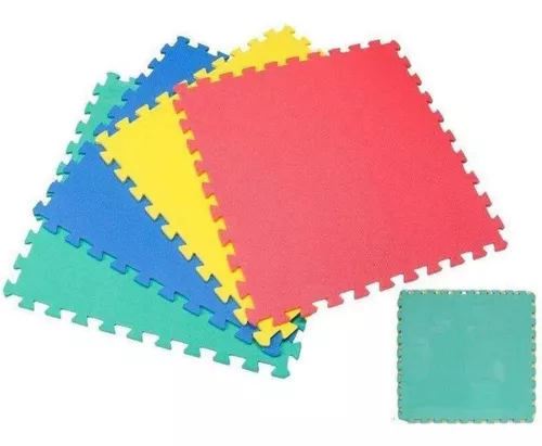 ALFOMBRA PISO GOMA NIÑOS EVA 4 PIEZAS 60 X 60 CM - 1