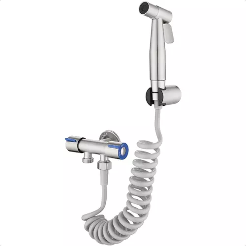 DUCHA BIDET ÁRABE JUEGO COMPLETO INODORO ACERO INOXIDABLE - 1