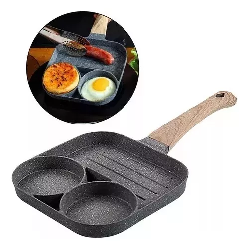 SARTÉN ANTIADHERENTE PARA HUEVOS MINI SARTÉN PARA PANQUEQUE - 1