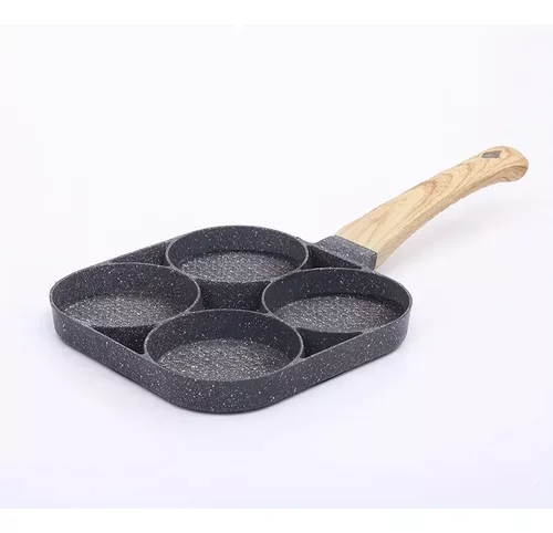 SARTEN MULTIUSOS 4 DIVISIONES PARA HUEVO OMELETE HAMBURGUESA - 1