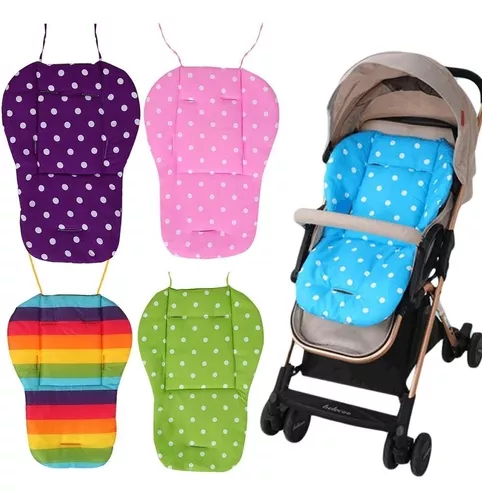 COJÍN CELESTE ASIENTO ACOLCHADO MULTIUSO PARA COCHE Y SILLAS BEBES - 1