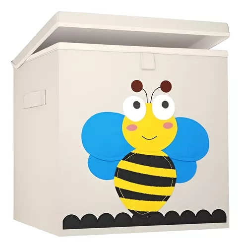CAJA ORGANIZADOR JUGUETE ROPA DISEÑO ANIMAL - 1