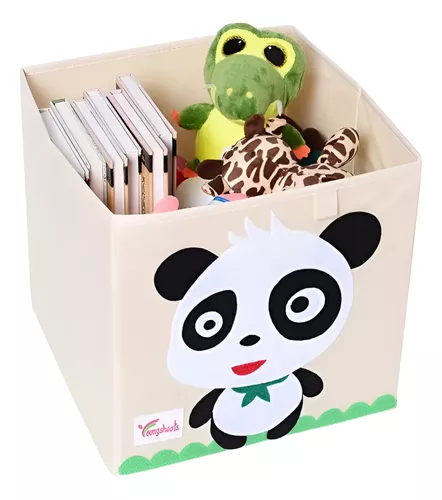 CAJA ORGANIZADORA JUGUETE ROPA DISEÑO ANIMAL - 1