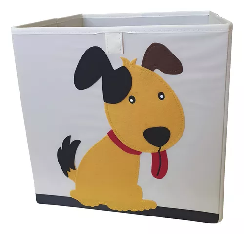 CAJA ORGANIZADORA JUGUETE ROPA DISEÑO ANIMAL - 1