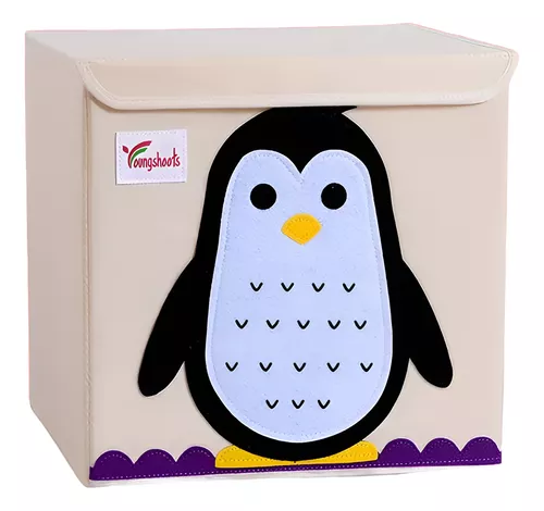 CAJA ORGANIZADORA JUGUETE ROPA DISEÑO ANIMAL - 1