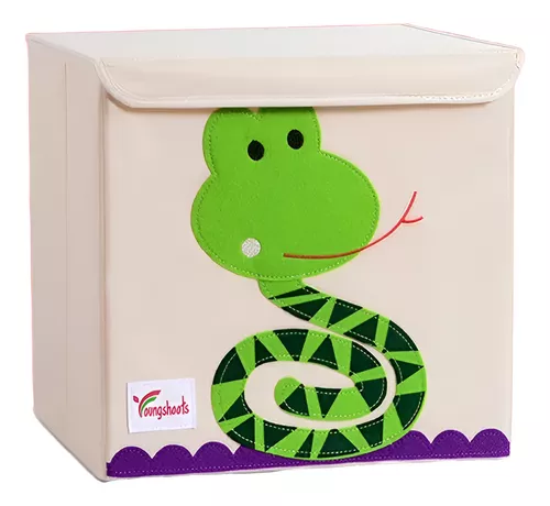 CAJA ORGANIZADORA JUGUETE ROPA DISEÑO ANIMAL - 1