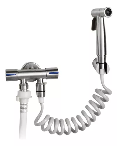 DUCHA BIDET ÁRABE KIT COMPLETO INODORO ACERO INOXIDABLE - 1