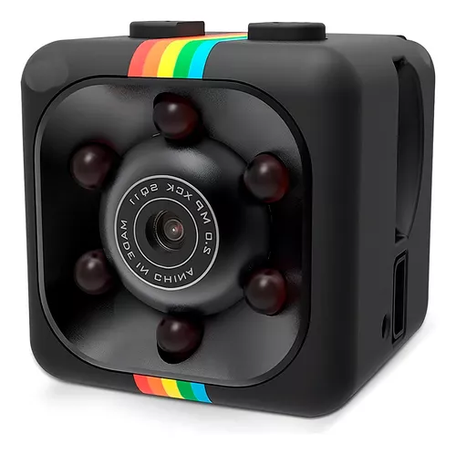 CÁMARA MINI INALÁMBRICA SEGURIDAD EL HOGAR 1080P HD COLOR NEGRO