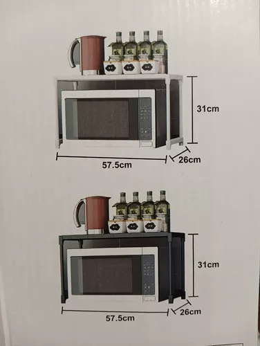 ESTANTE COCINA HORNO MICROONDAS RACK 2 NIVELES ORGANIZADOR - 1