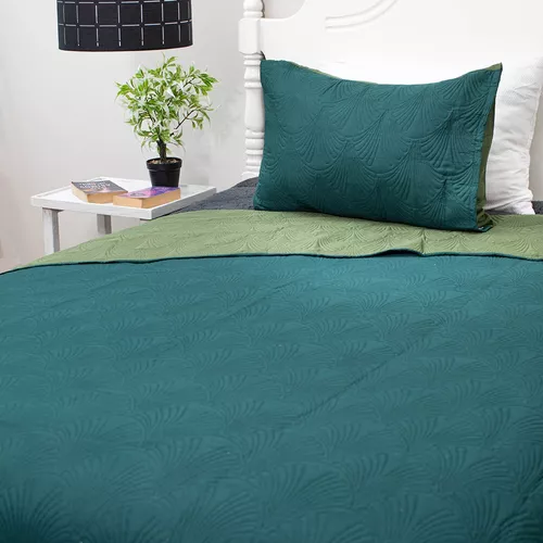 QUILT VERDE DORAL HOTPRESS BI-COLOR 2.0 PLAZAS - 1