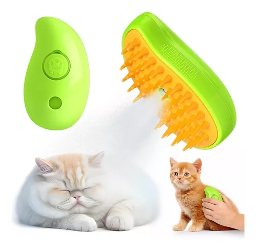 CEPILLO A VAPOR PERROS MASCOTAS PEINE QUITA PELOS GATOS - 1
