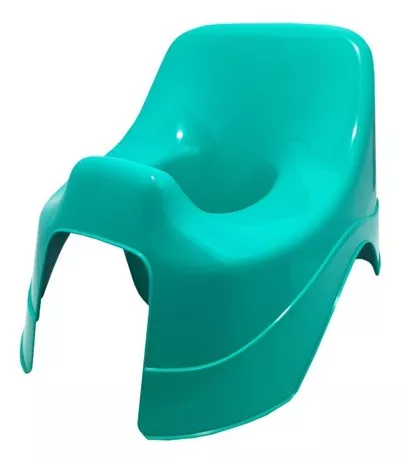 PELELA INFANTIL PLASTICA INODORO NIÑOS BEBÉ BABY POTTY WC VERDE - 1