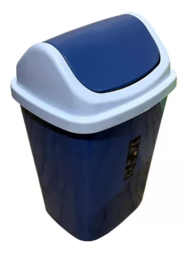TACHOS DE BASURA BASURERO PAPELERA 10,5L CON TAPA - 1