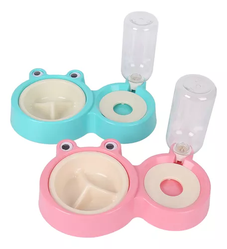 DISPENSADOR AGUA CON PLATO RANA MASCOTAS - 1