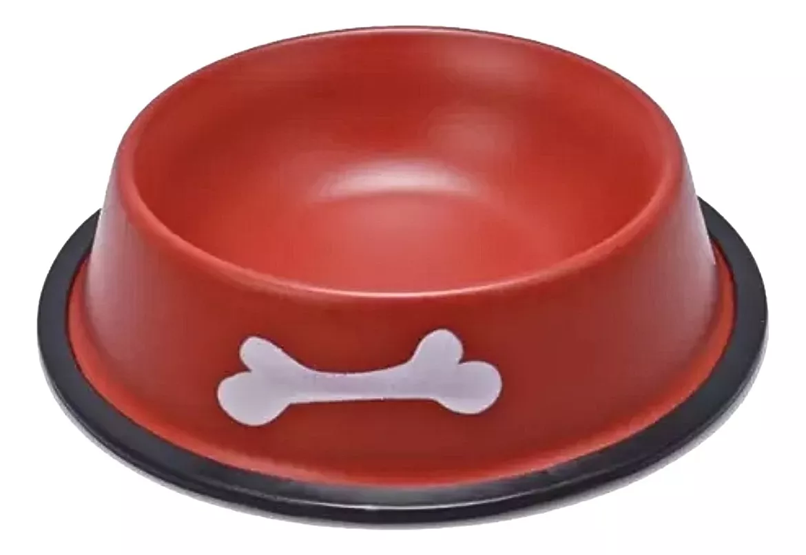 PLATO CON DISEÑO DE HUESO PARA MASCOTA (TALLA M) - 1