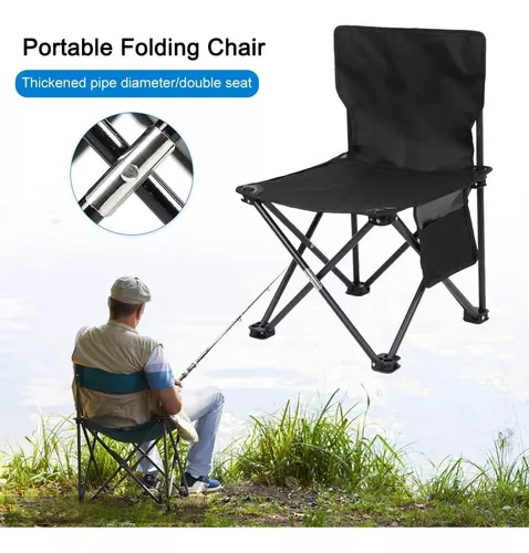 SILLA DE PLAYA PORTÁTIL PARA ACAMPAR, PESCAR,SILLA PLEGABLE - 1