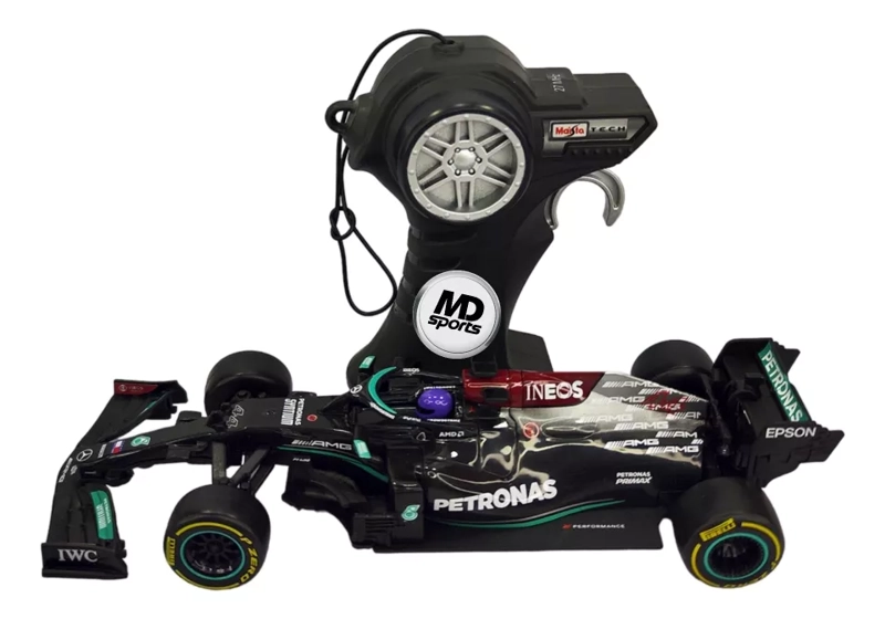 AUTO FORMULA 1 Mercedes W12 2021 #44 Lewis Hamilton Maisto 1:24 Control Remoto - 4