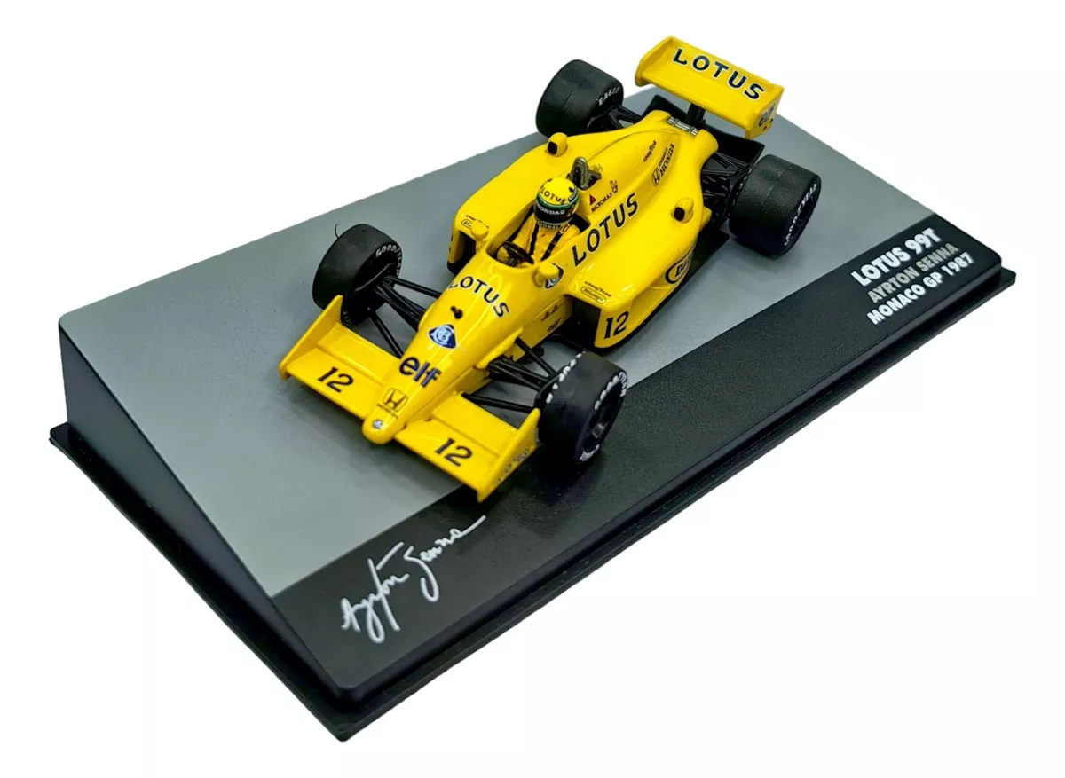 AUTO FORMULA 1 LOTUS 99T #12 AYRTON SENNA COLECCIÓN IXO 1987 - 1