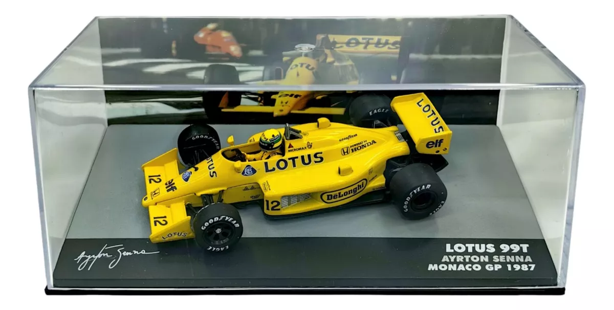 AUTO FORMULA 1 LOTUS 99T #12 AYRTON SENNA COLECCIÓN IXO 1987 - 2
