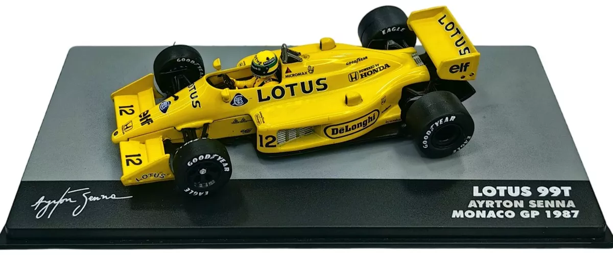 AUTO FORMULA 1 LOTUS 99T #12 AYRTON SENNA COLECCIÓN IXO 1987 - 3