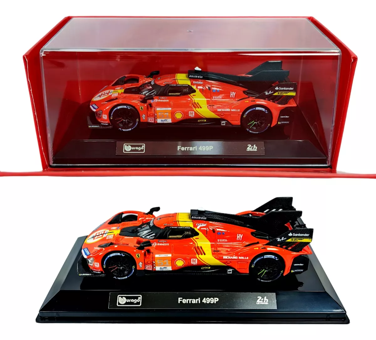 AUTO HYPERCAR 24HRS LEMANS 2023 SCUDERIA FERRARI 499P 1:43 - 3