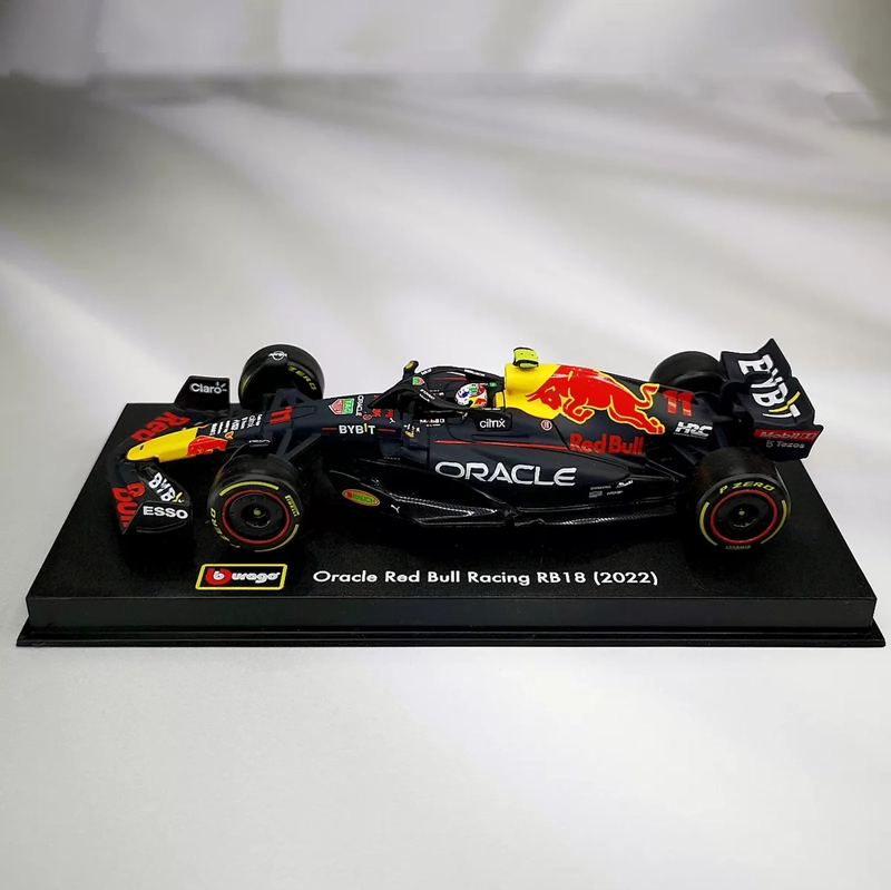 AUTO REDBULL F1 RB18 CHECO PEREZ 2022 ESC.1/43 ACRÍLICO - 2