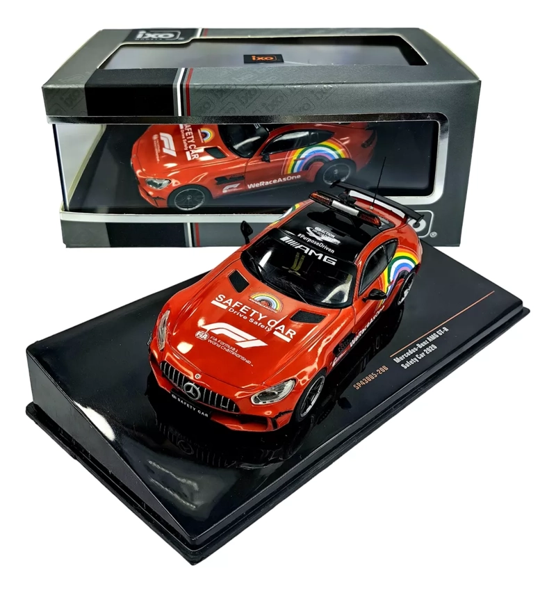 AUTO FÓRMULA 1 SAFETY CAR 2020 MERCEDES AMG GT-R IXO 1:43 - 1
