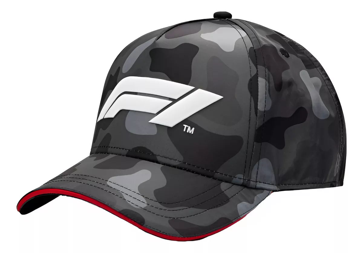 GORRO JOCKEY OFICIAL FORMULA 1 LOGOTIPO 3D CAMUFLAJE - 1