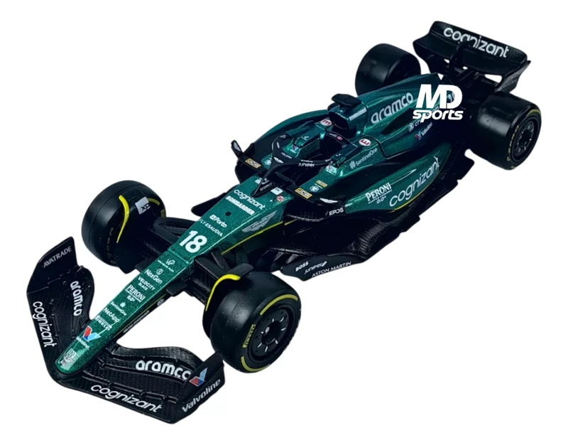 AUTO FÓRMULA 1 ASTON MARTIN AMR23 #18 L. STROLL 2023 ESC1:43 - 4