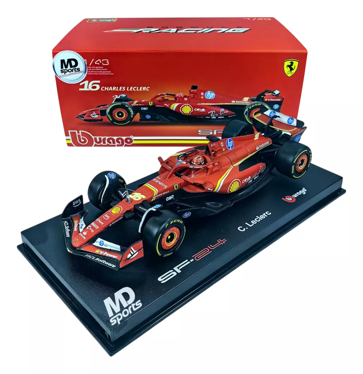 AUTO SCUDERIA FERRARI F1 SF-24 CHARLES LECLERC 2024 1:43 ACR - 1