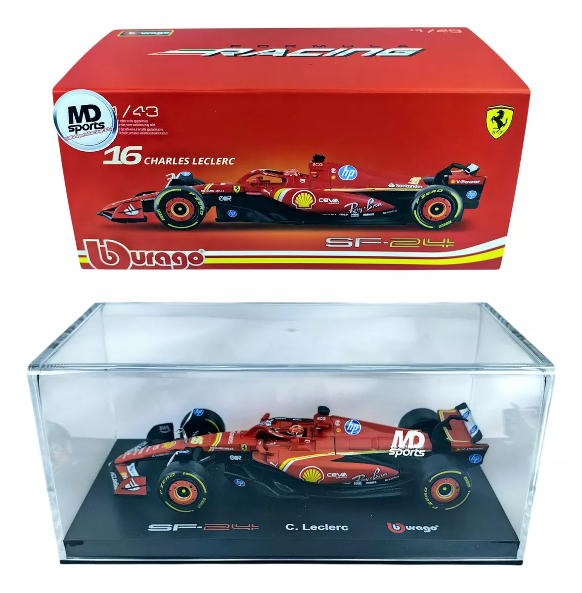 AUTO SCUDERIA FERRARI F1 SF-24 CHARLES LECLERC 2024 1:43 ACR - 2