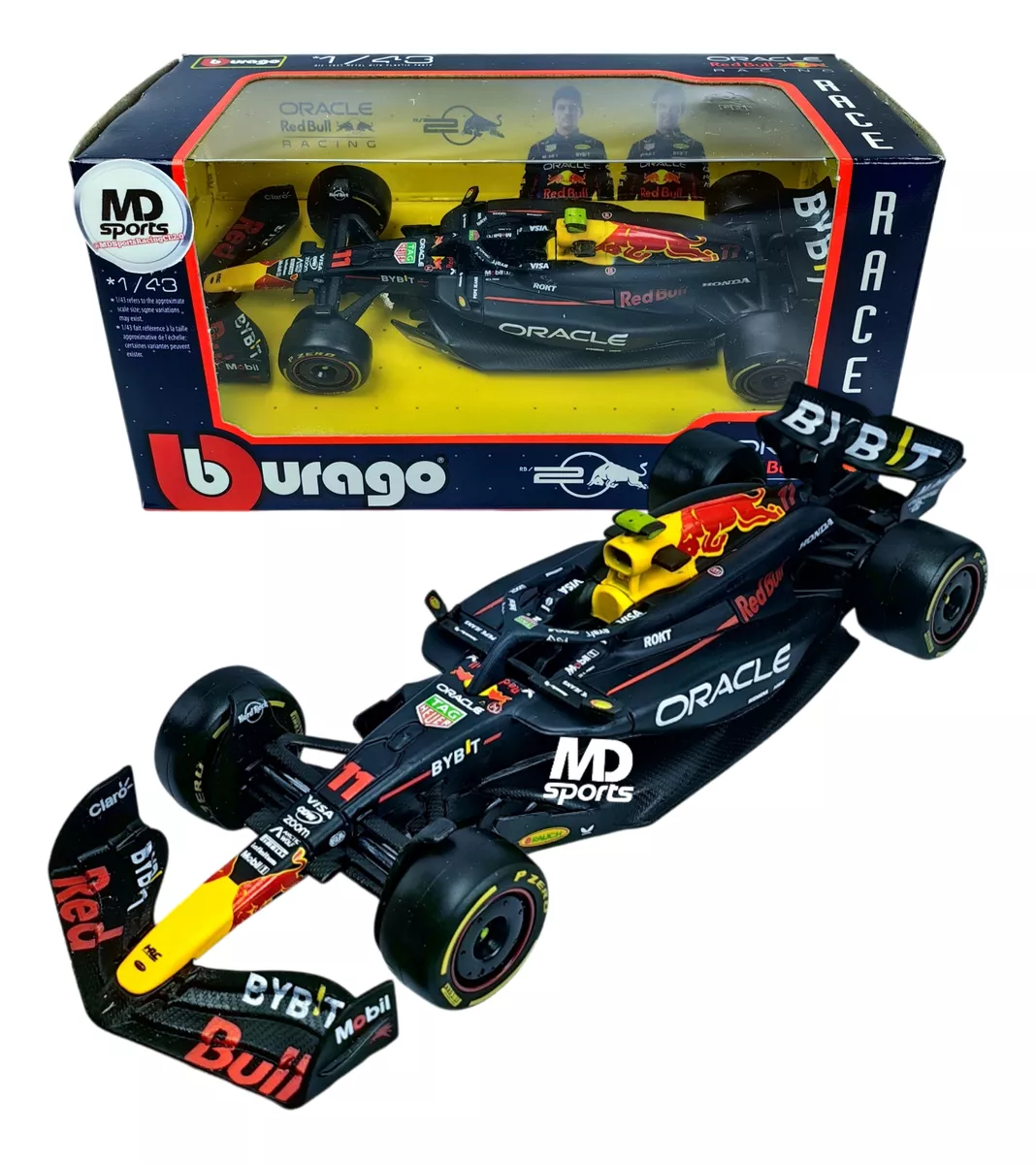 AUTO FORMULA 1 REDBULL RB20 2024 #11 CHECO PEREZ ESC 1:43 - 1