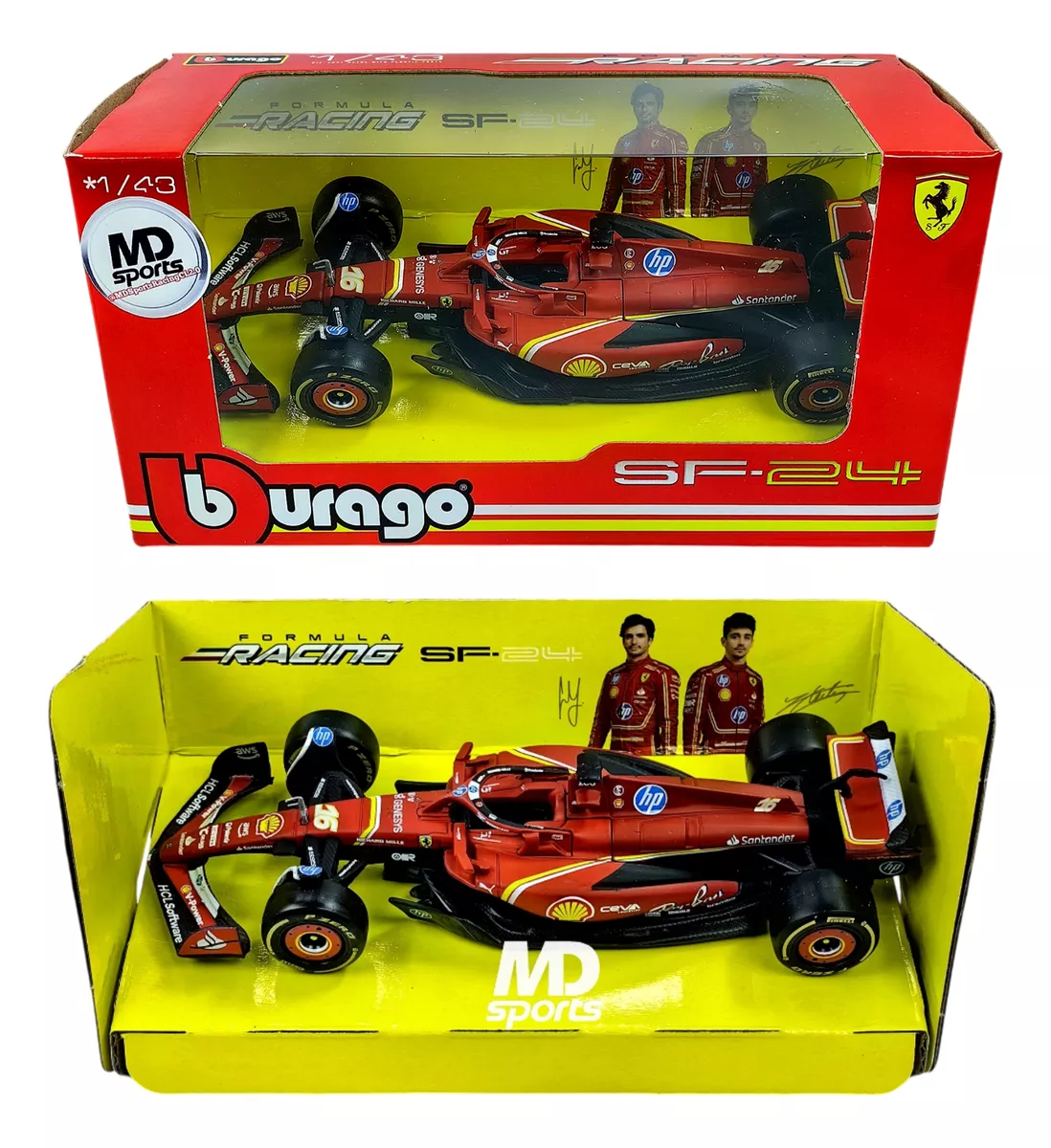 AUTO F1 FERRARI SF-24 2024 #16 CHARLES LECLERC ESCALA 1:43 - 2